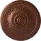 Ekena Millwork Bailey Ceiling Medallion (Fits Canopies up to 4"), Hand-Painted Copper Penny, 18 1/8"OD x 3/4"P CM19BICPS - alternate 1